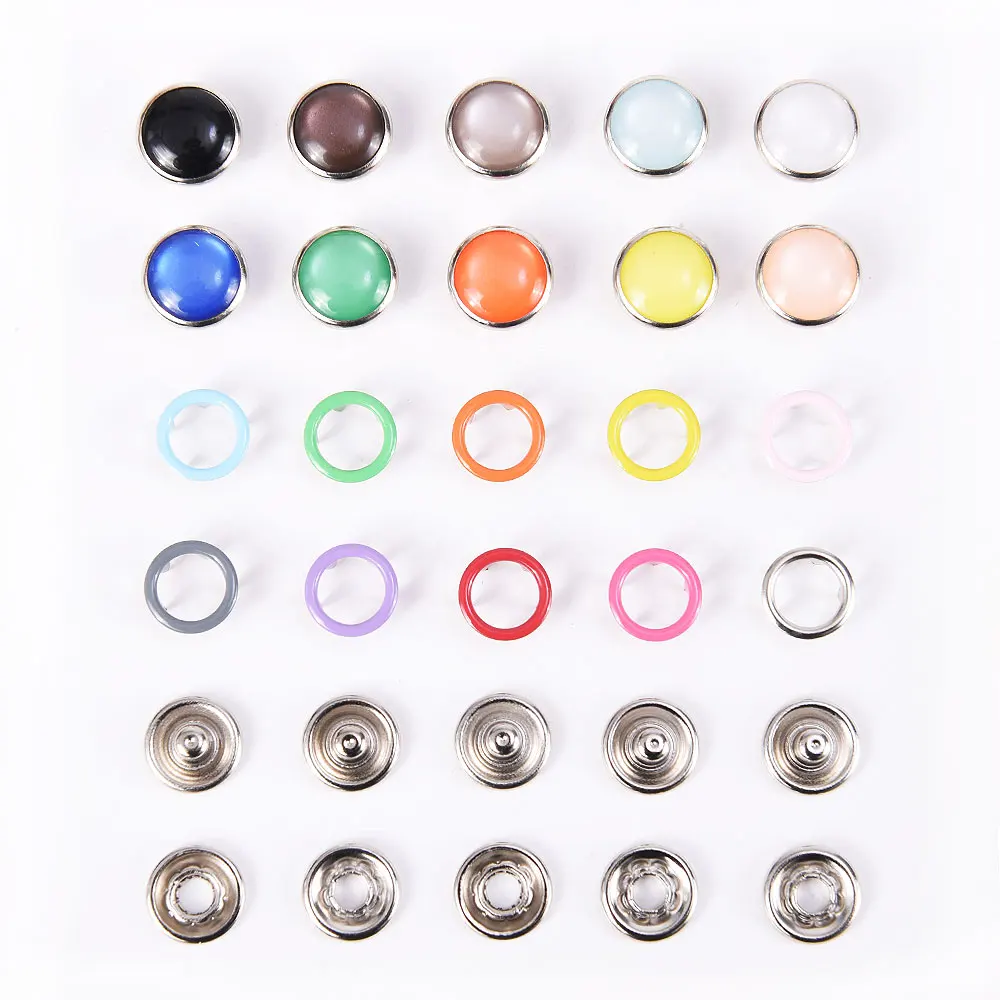 Wholesale Classic Pearl Prong Snap Ring Button Snap Fastener Kit