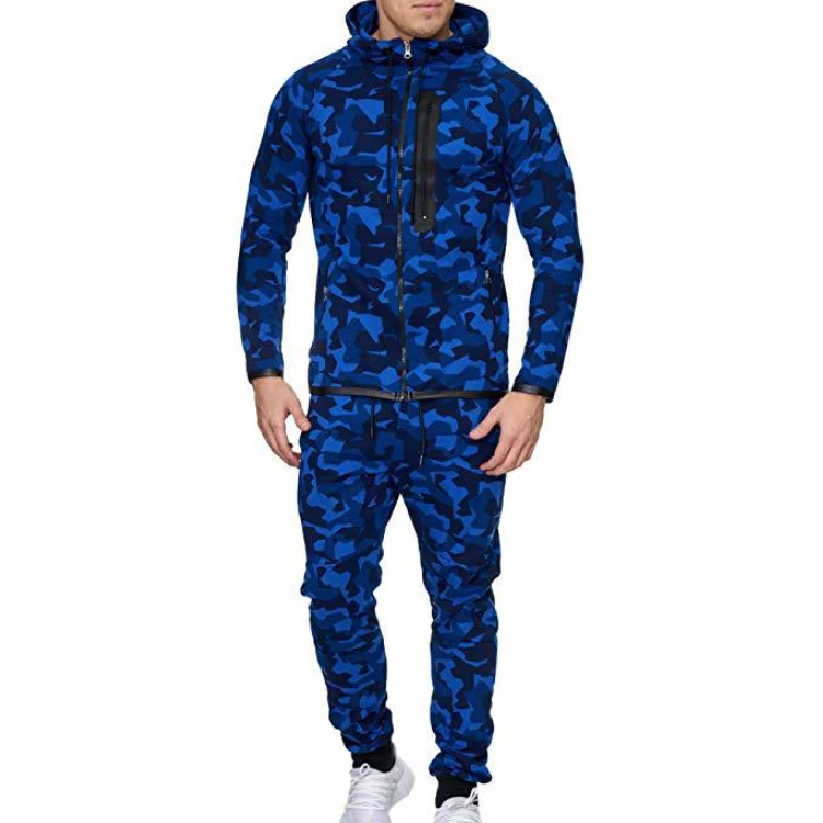 Мужские тренировочные брюки с капюшоном и 3D-принтом, камуфляжная спортивная одежда в стиле хип-хоп с длинным рукавом, новинка 2019