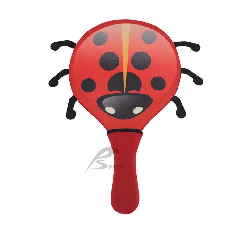
Sport equipment coccinella shape tennis racket ball set beach paddle 