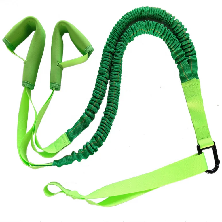 Gymarts adjustable padded handle resistance tube for workout