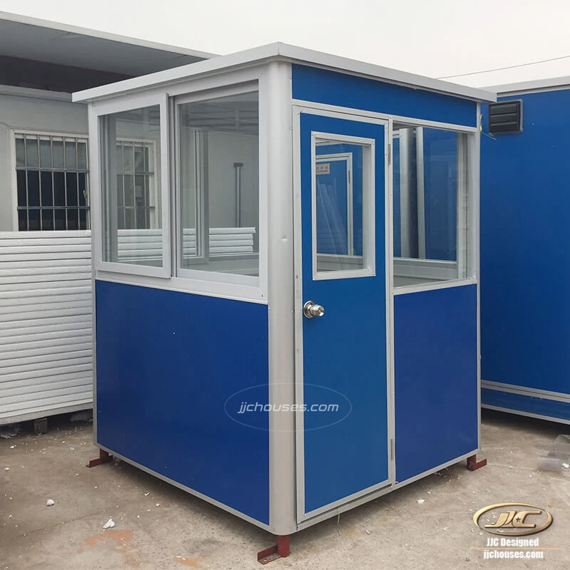 Prefabricated Fast Installation Steel Portable Ready Made Second Hand Parking Booth Steel Structures Toilet Sentry Box Aluminium