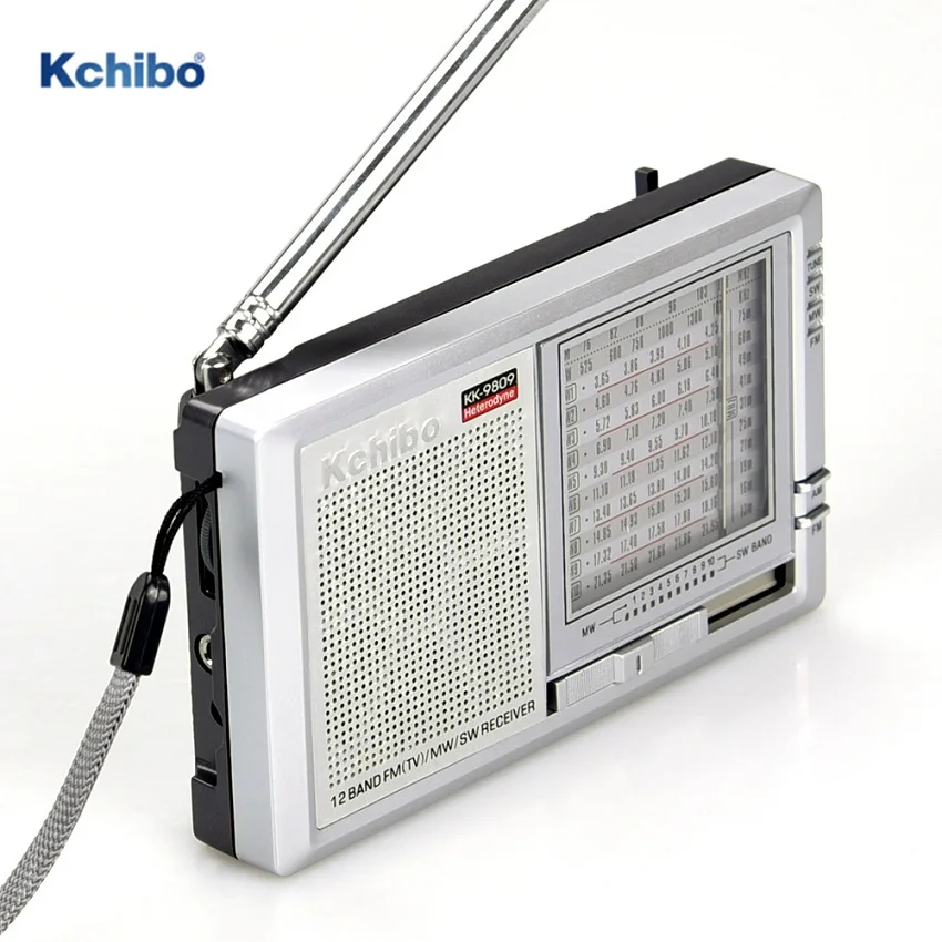 Wholesale Cheap Price Built In Speaker Portable Radio FM MW SW 12 band Kchibo radio