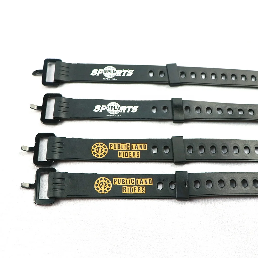 Custom Logo Rubber Binding Snow Country Tension Strap Ultimate Bike & Ski Strap Tie Down Strap