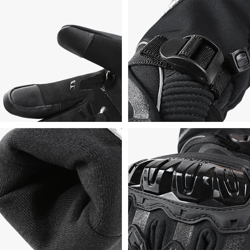 Wholesale Gloves Motorcycle For Winter Full Finger Waterproof Motorcycle Gloves Motorcycle Protection Touch Screen Gloves