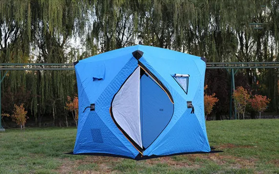 portable  Pop Up Outdoor sauna tent Square hiking insulated camping ice cube winter fishing tent