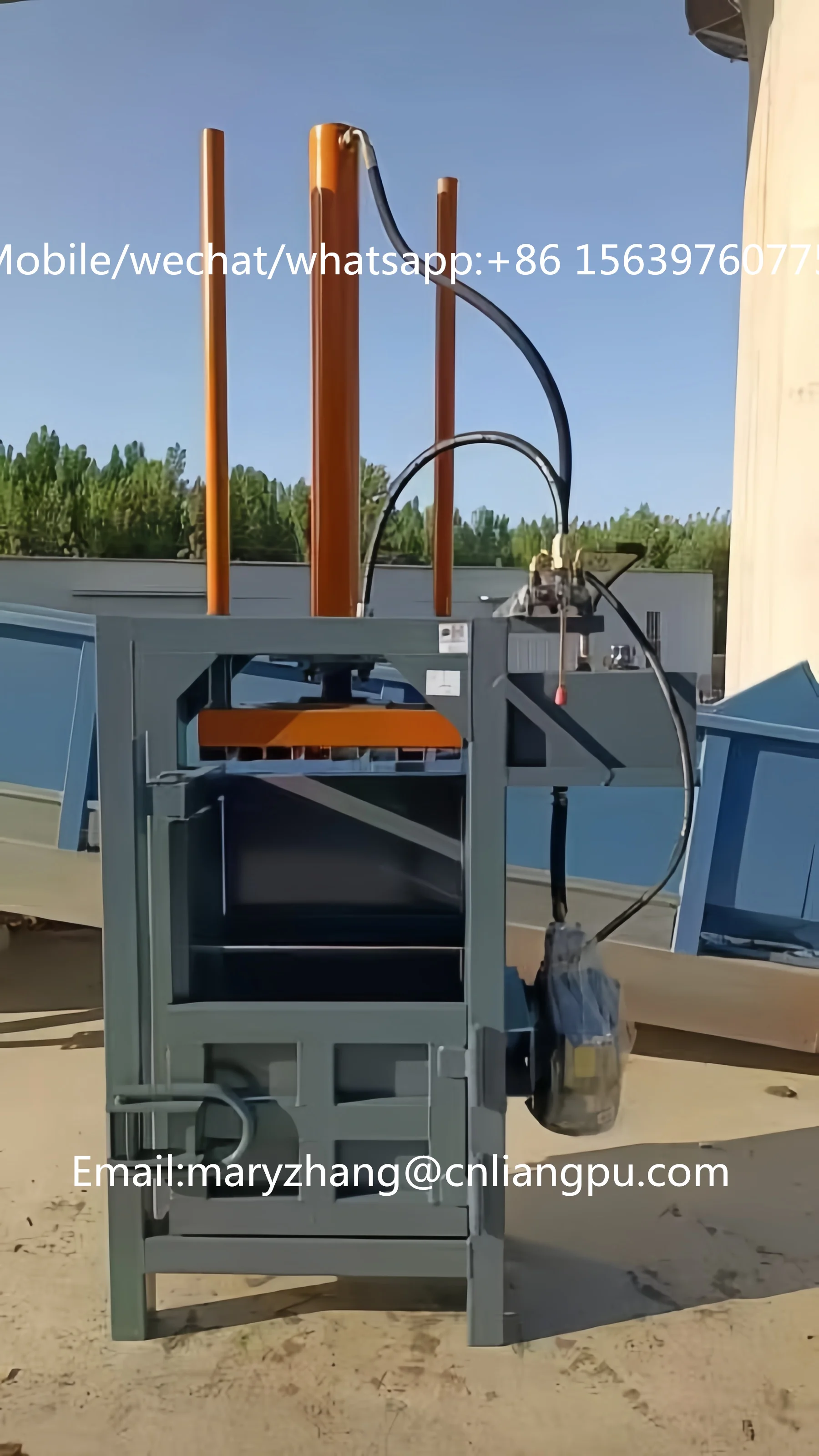 Hydraulic Plastic Cardboard Baler Compactor Prices Baling Machine for Packing Waster Cartons Bottle Press Baler Machine