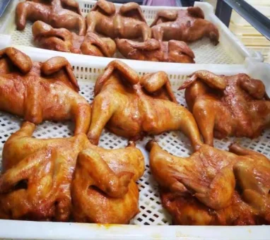 Commercial Bake Chips Tartshell Cereals Convection Conveyor Tunnel Oven for Bread Cake Bakerysant