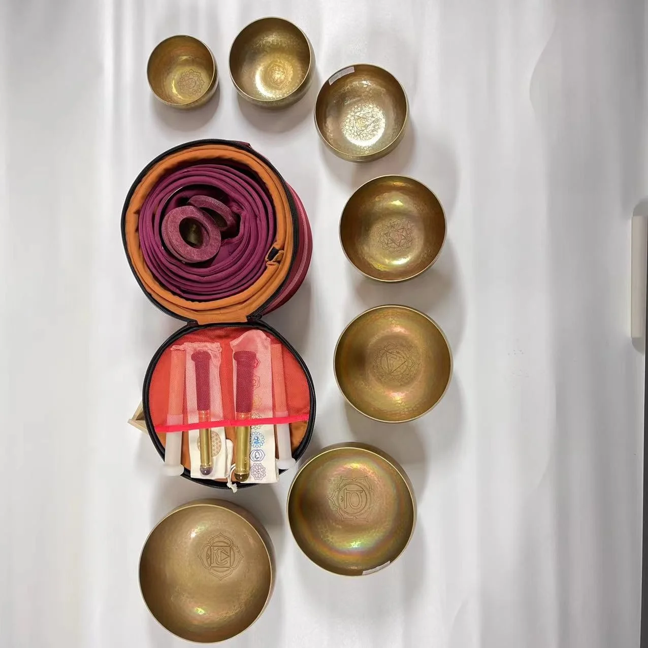 LUMI METAL HAMMERED TIBETAN SINGING BOWL FOR CHAKRA NOTE YOGA MEDITATION SOUND THERAPY