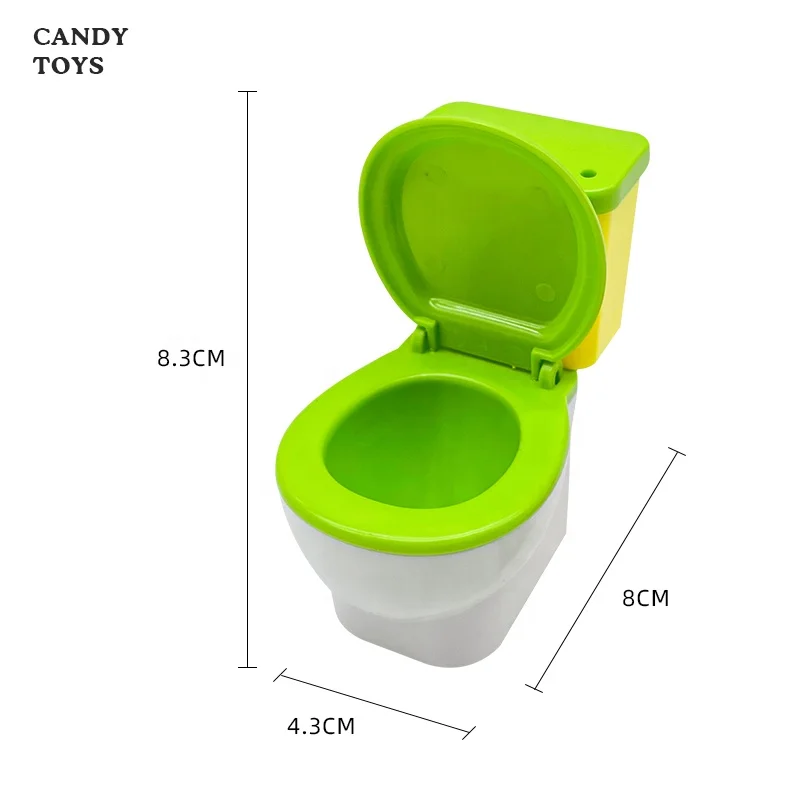 Novelty Funny Plastic Potty Toilet Bowl Toys Candy Toys With Candy For Gifts Children toy candy