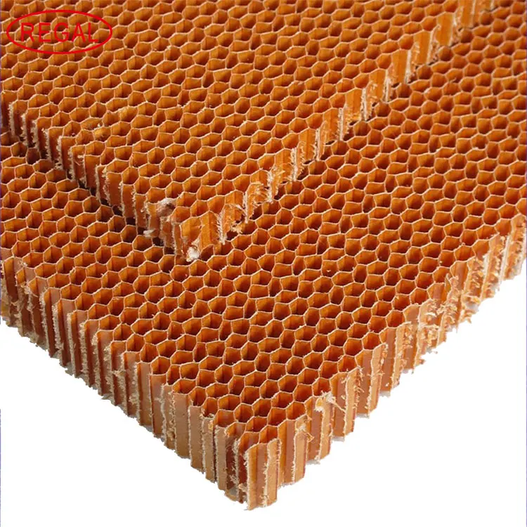 wholesale Hexagon Aramid Honeycomb Fiberglass Panels Fire Resistant&High Strength For Building Boat Yacht Surfboard High Density