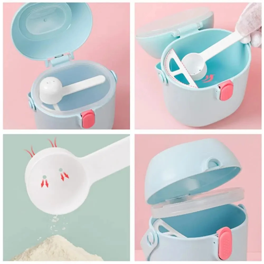 Baby milk powder box portable outgoing milk powder can snack storage sealed jar milk powder box