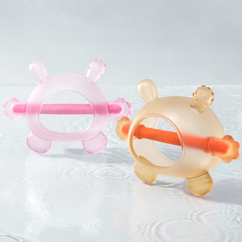 Newborn Silicone Liquid Glove Teether Wholesale Baby Teether Toys Luxury Baby Teethers