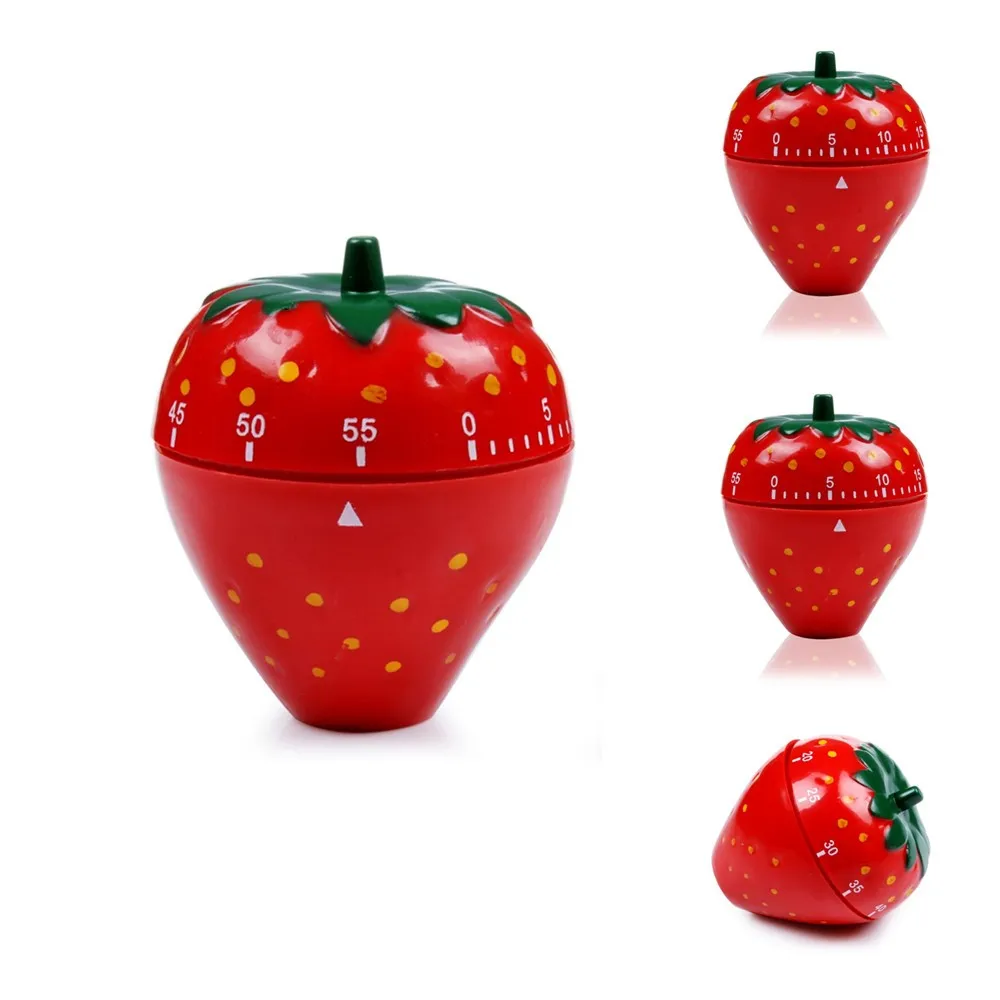 Creative Strawberry Shape Kitchen Timer