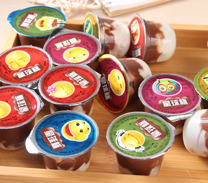 Custom Label 20g delicious star chocolate biscuit with jam