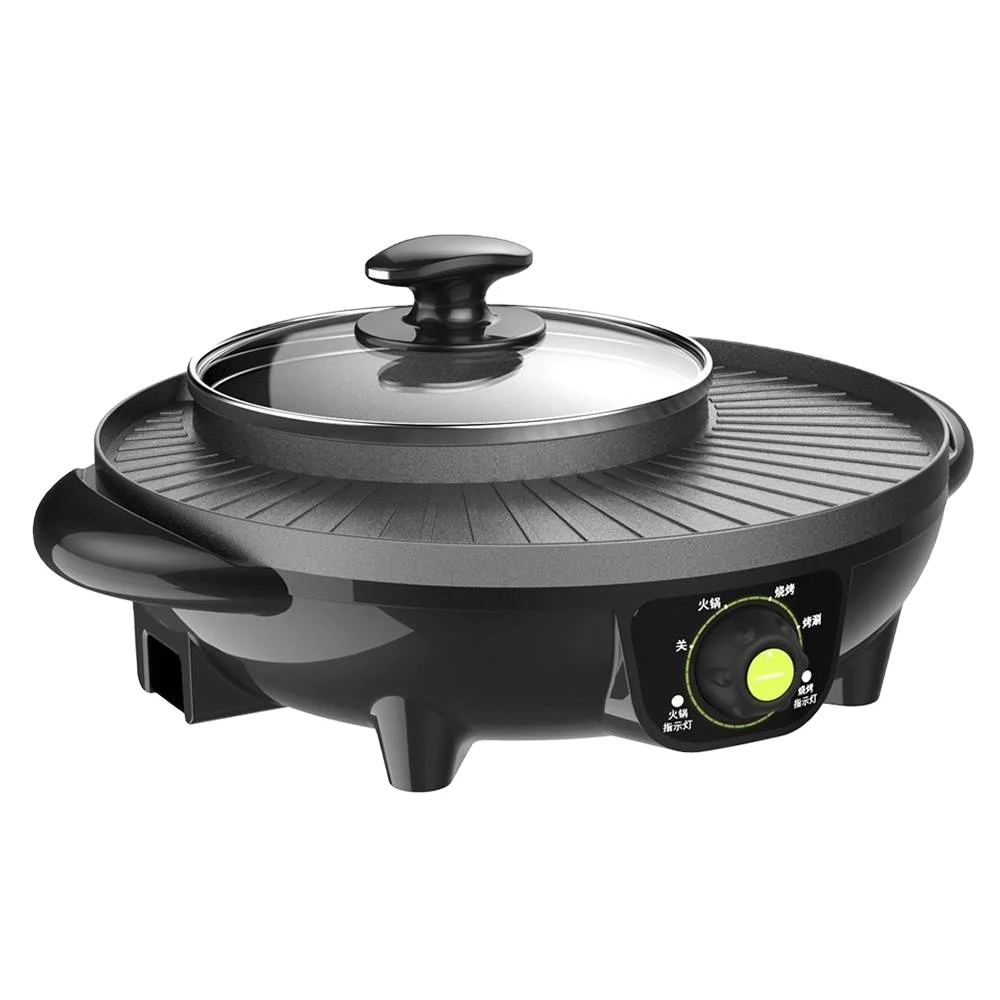 Xiaomi Youpin Liven Electric Barbecue Grill 2 In 1Non-stick Electric Mini BBQ Grill With Hot Pot