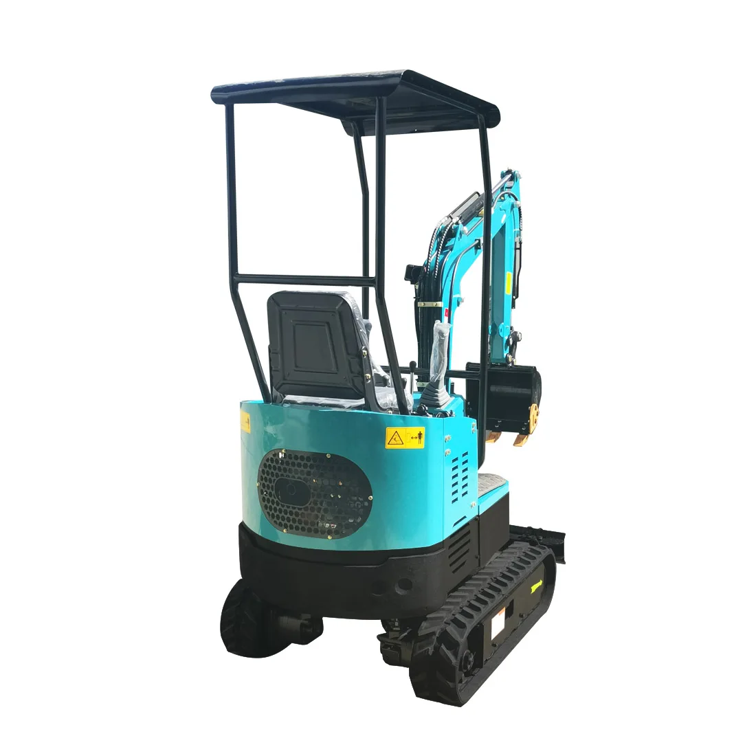 Мини-экскаватор гусеничного типа, 1 тонна, 1,2 тонны, маленький экскаватор 1000 кг с аксессуарами для садовой фермы