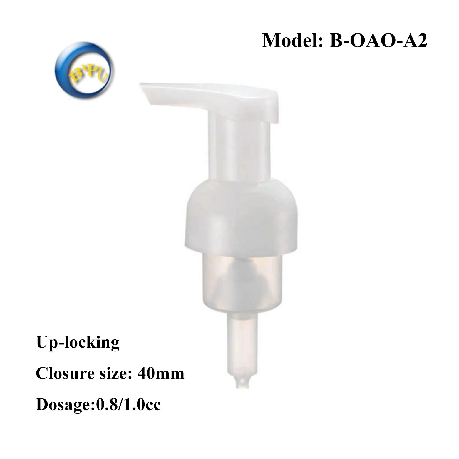 factory manufacture 30 410 40 410 43 410 closure cosmetic liquid lotion soap dispenser foam pump by BYU