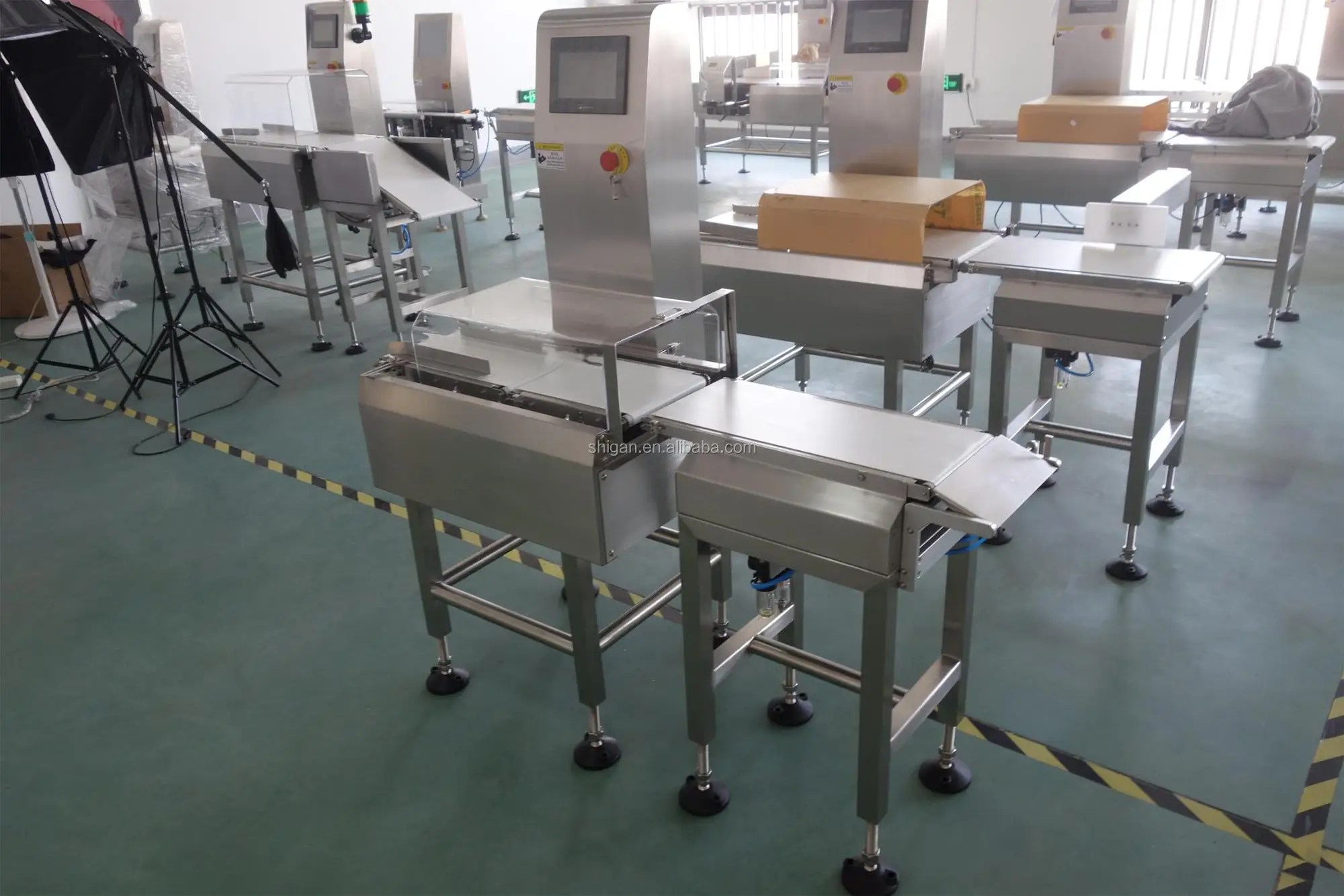 Egg Food Checkweigher with Printer Checkweighing Solutions Weight Checker Conveyor Check Weigher