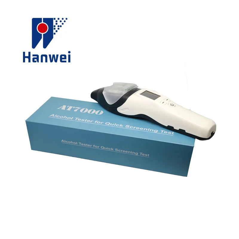 Hanwei AT7000 Fuel Cell Alcohol Sensor based Non Contact Fast Screening Alcohol Breathalyzer