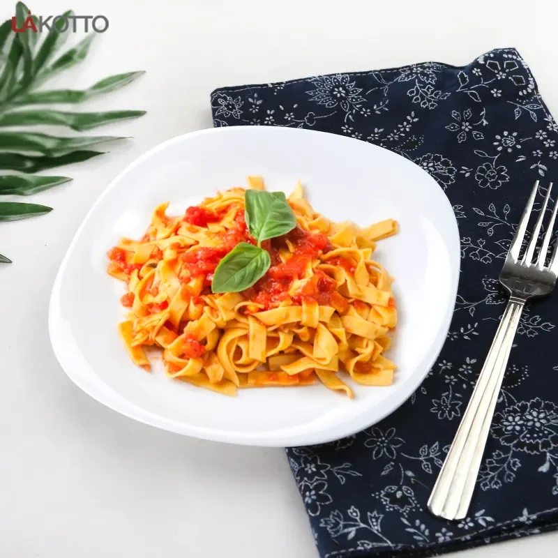 Современная фарфоровая посуда из опалового стекла