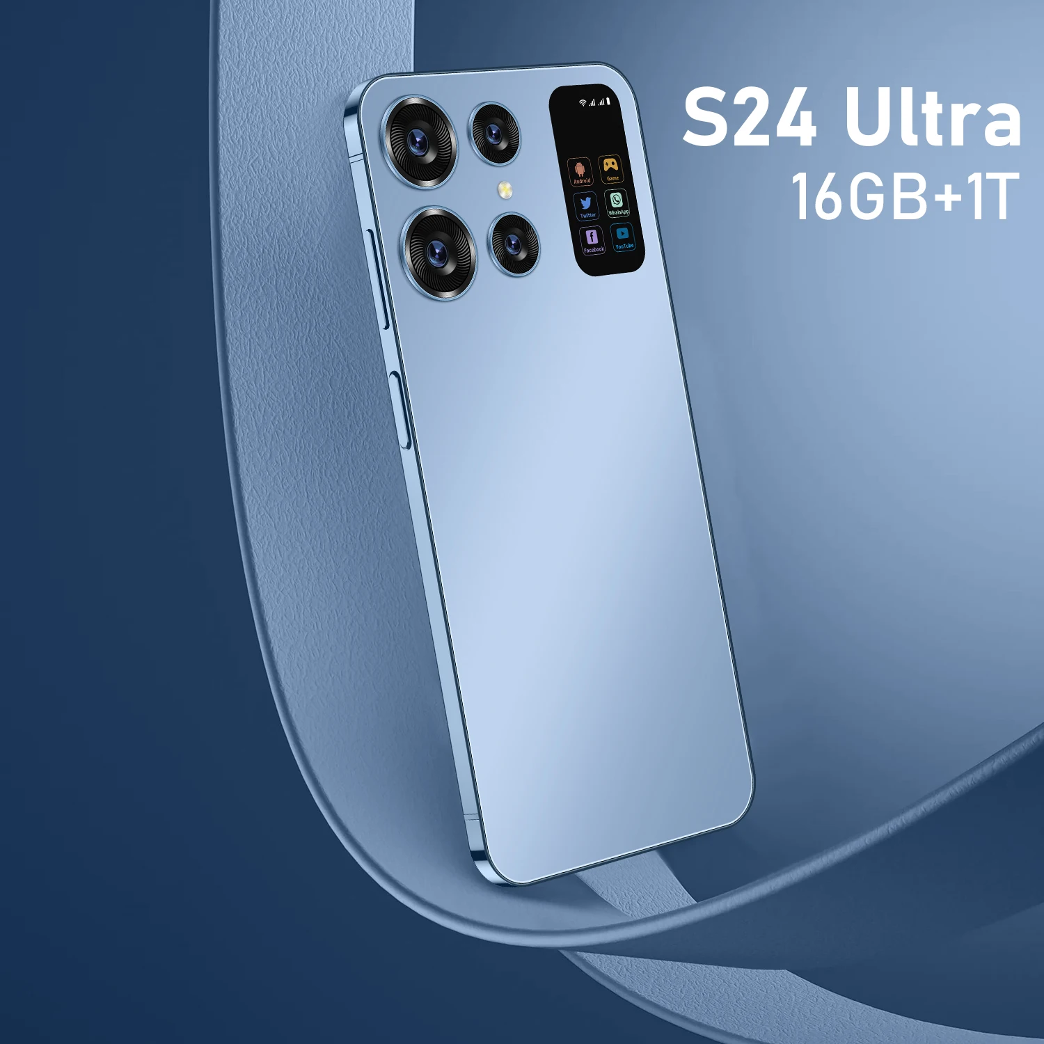 Новый смартфон S24 + Ultra 16 ГБ 1 ТБ 7 дюймов Большой экран разблокировка двойная карта 5 г гладкая сеть 13 0ai