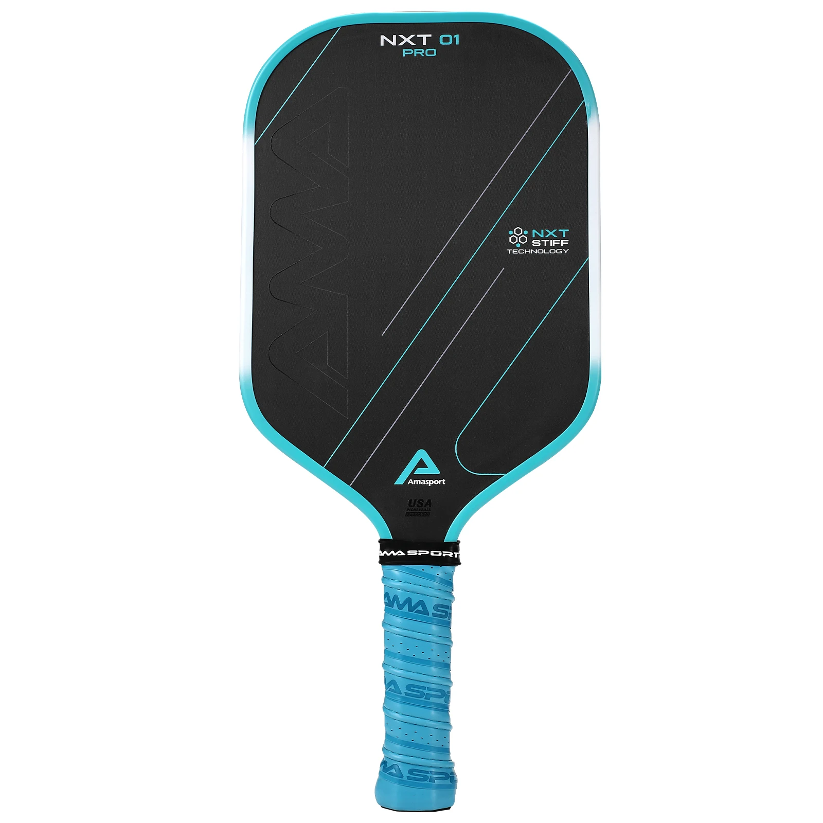 AMA SPORT Outstanding Standard Thermoformed NXT01 Pro Toray T700 Carbon Fiber Pickleball Paddles for Professional Players