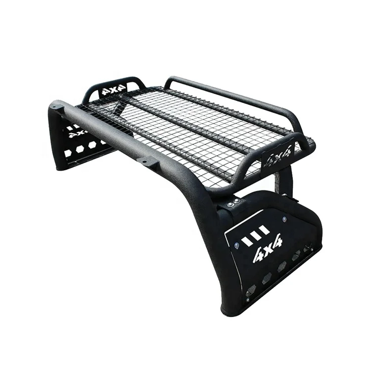 Truck Accessories Universal Anti Roll Bar With Basket For 4x4 Pickup Ranger/Hilux/Navara