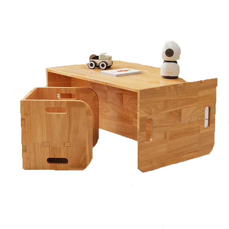 Стол и стулья детский из массива дерева