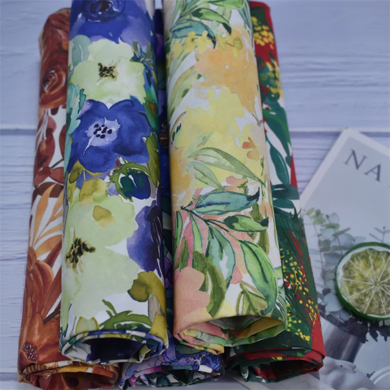 custom printing knit cotton jersey fabric coton fabric printed