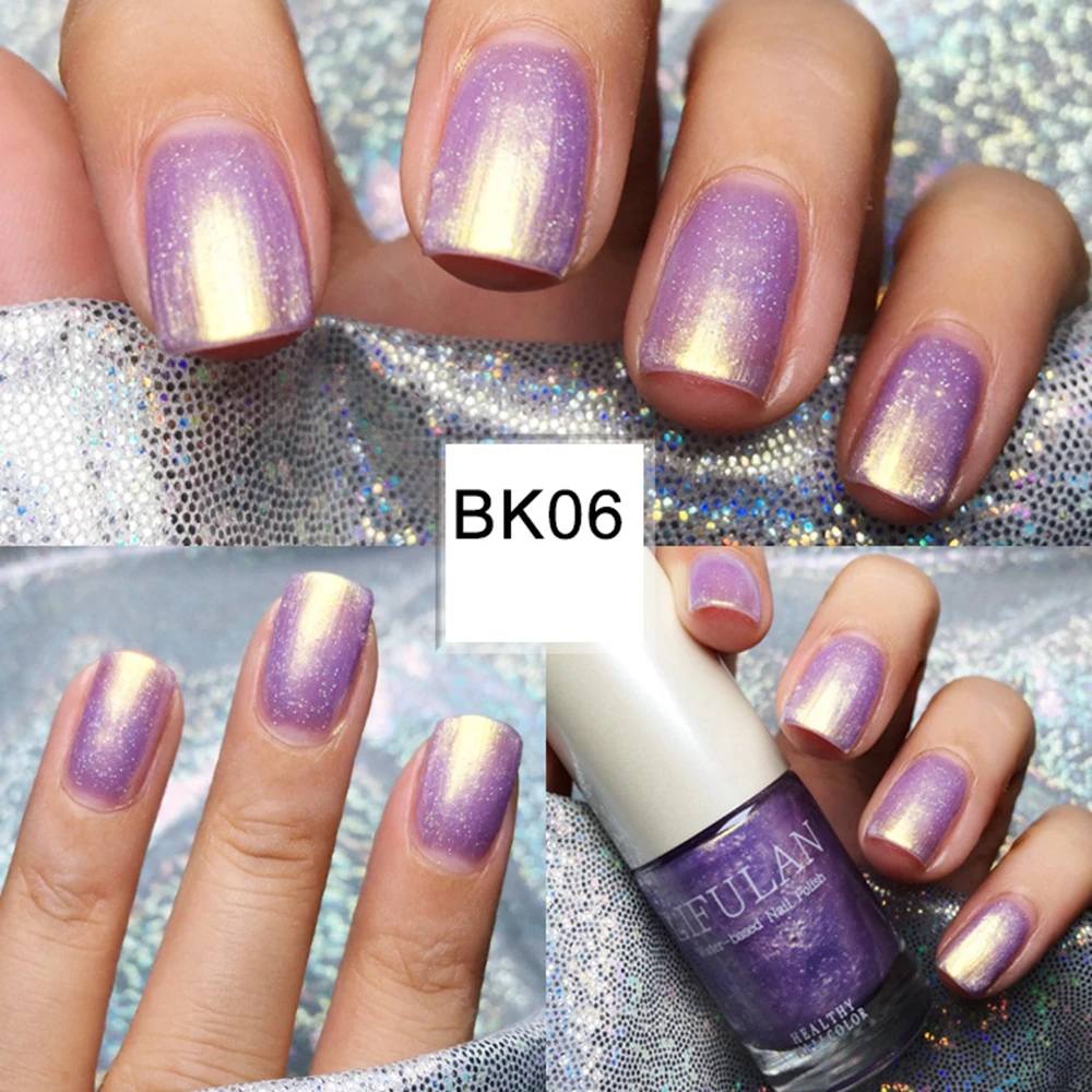 
7 Colors Mermaid Shimmer Nail Art Non-peelable 8ml DIY Soak Off UV/Led Gel Nail Polish 