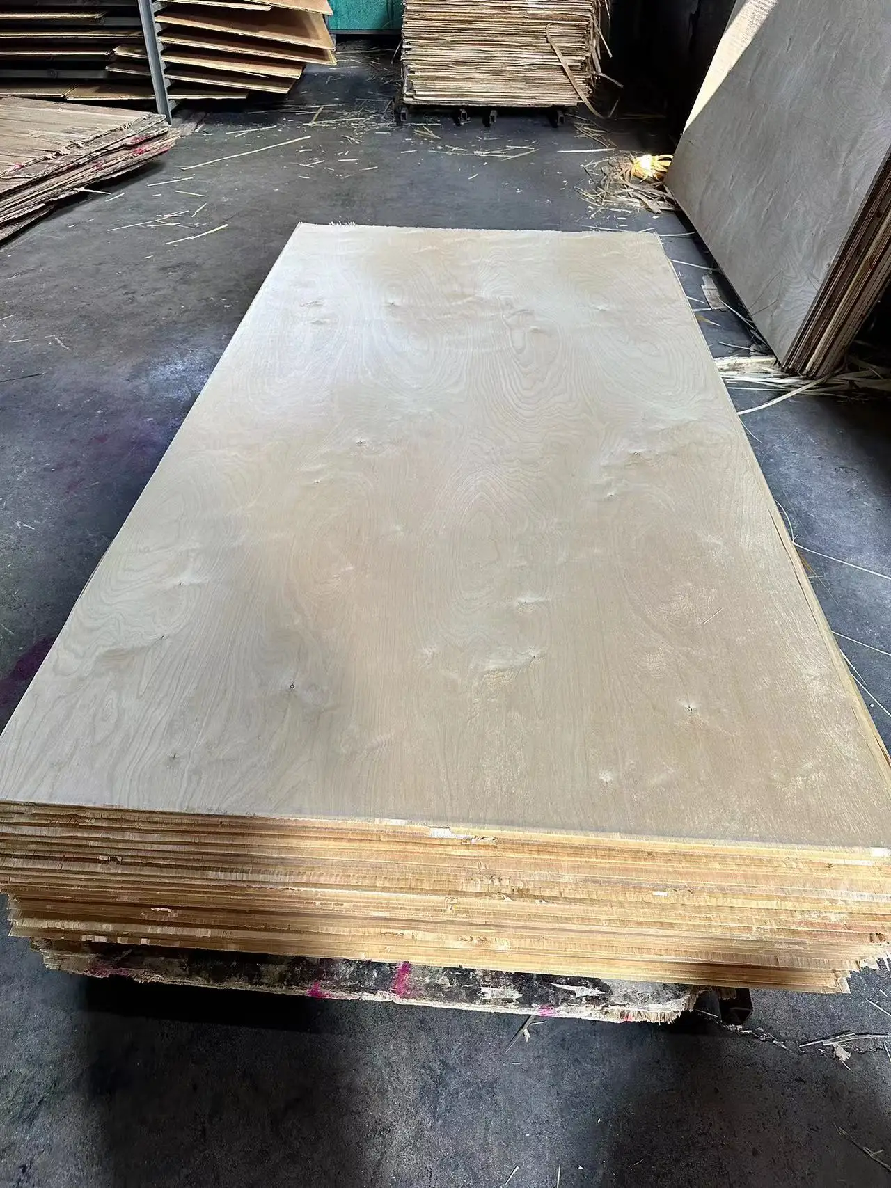 Furniture grade and carved grade birch veneer plywood