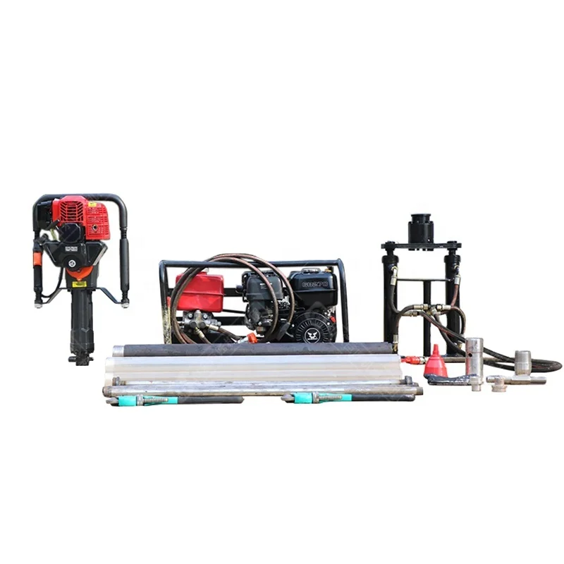 Gasoline powered soil sampler 10M depth soil sampling rig Soil sampling exploration equipment China in stock