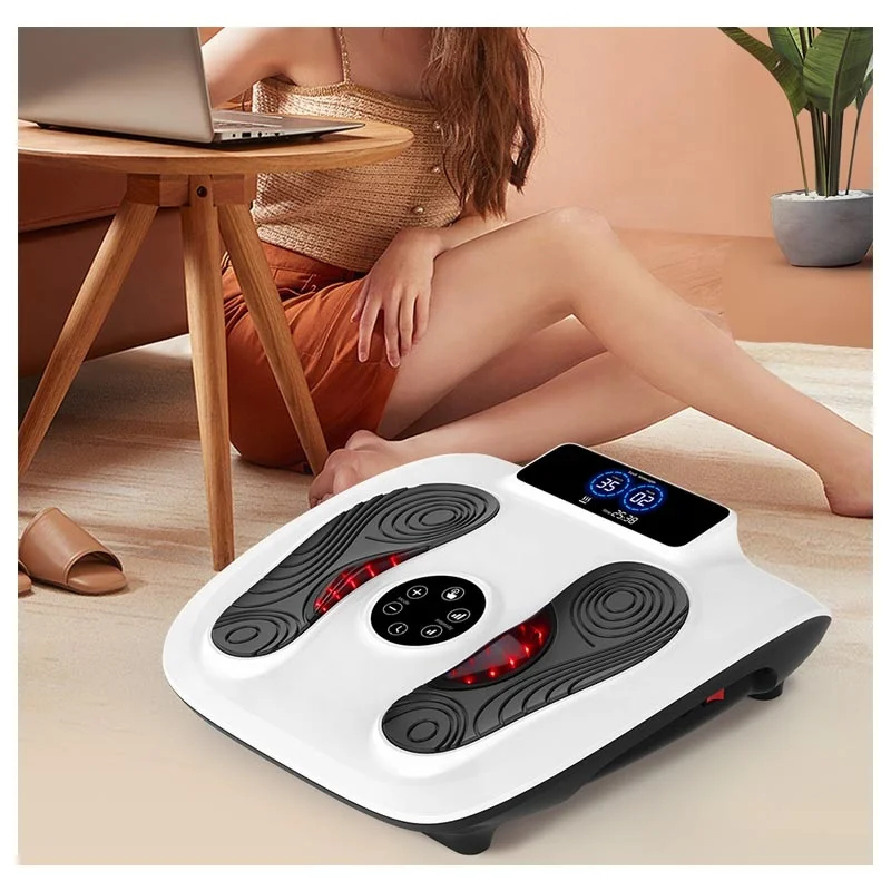 LCD Display Electric EMS Foot Massager and Heating EMS Foot Massage Machine CE Certificate