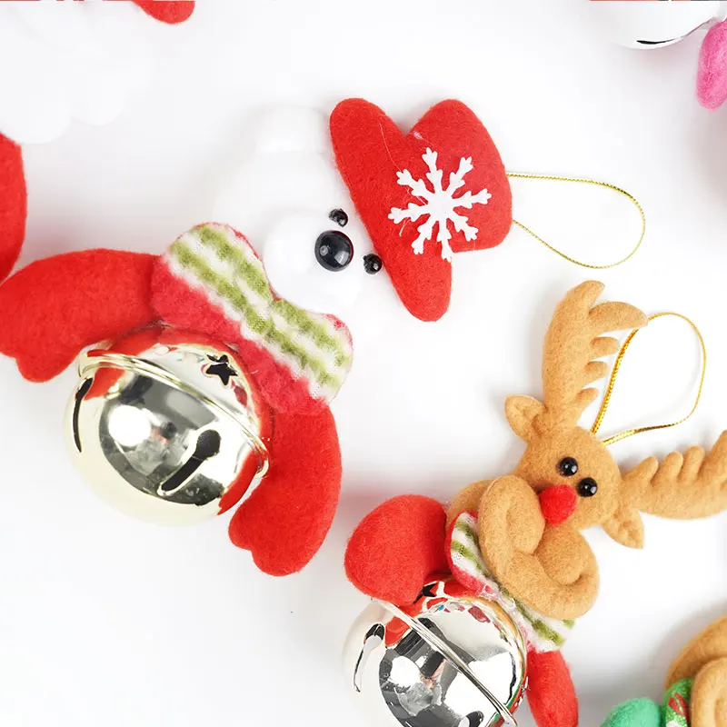 New Fashion Christmas Tree Hanging Ornaments Doll Bell Christmas Pendant Bell