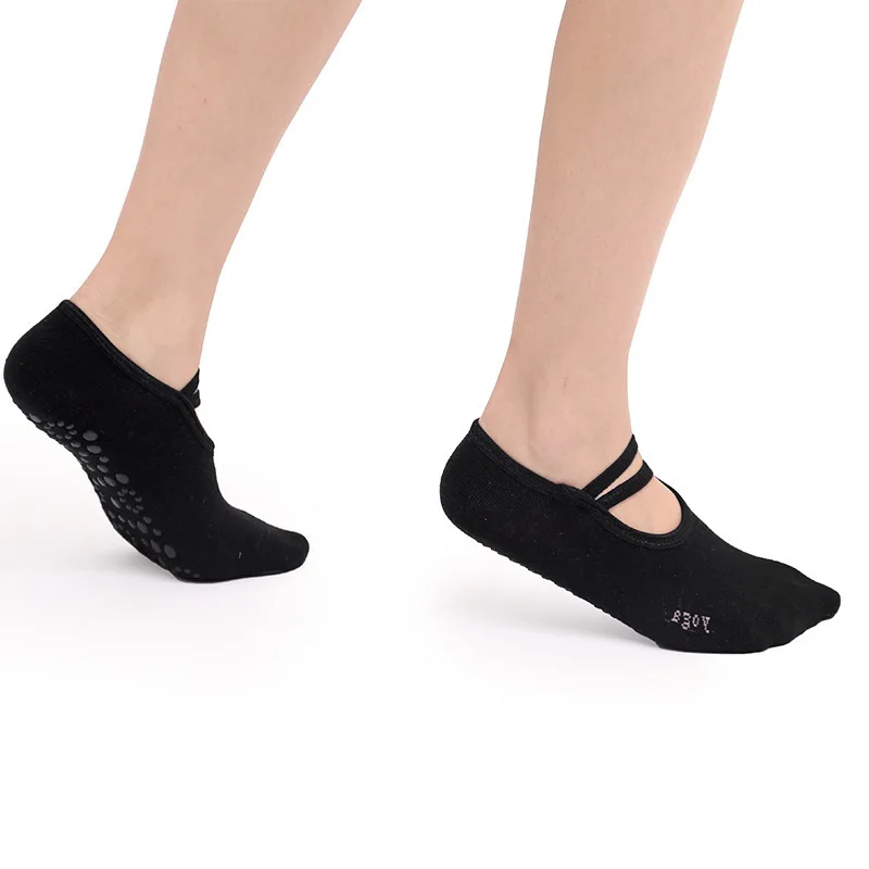 Cmax Wholesale Women Fitness Pilates Yoga Gym Dance Sports Exercise Anti Slip Socks Grip Cotton Non Slip Yoga Socks