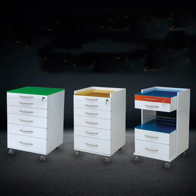 Dental Cabinet Furniture Stainless Steel Mobile Rolling Dental Clinic Cabinet Mobile Dental Cabinet