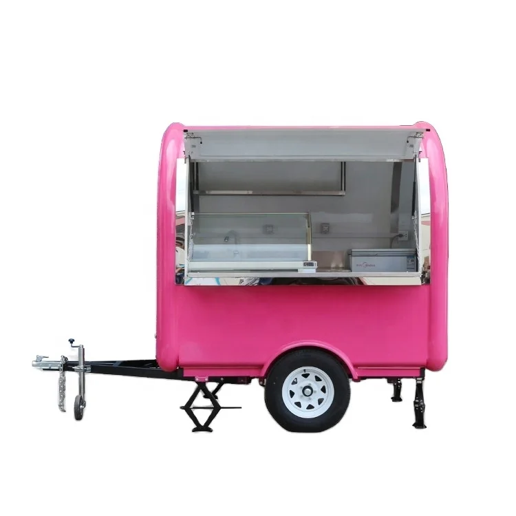 High Quality New Durable Tow able Mobile Outdoor Move Kitchen Food Cart For Sale