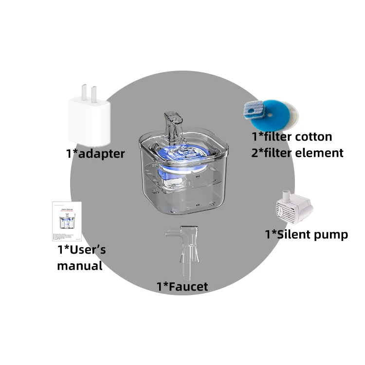 2022 New arrival Smart Pet drinker automatic pet cat water fountain fountain for cat