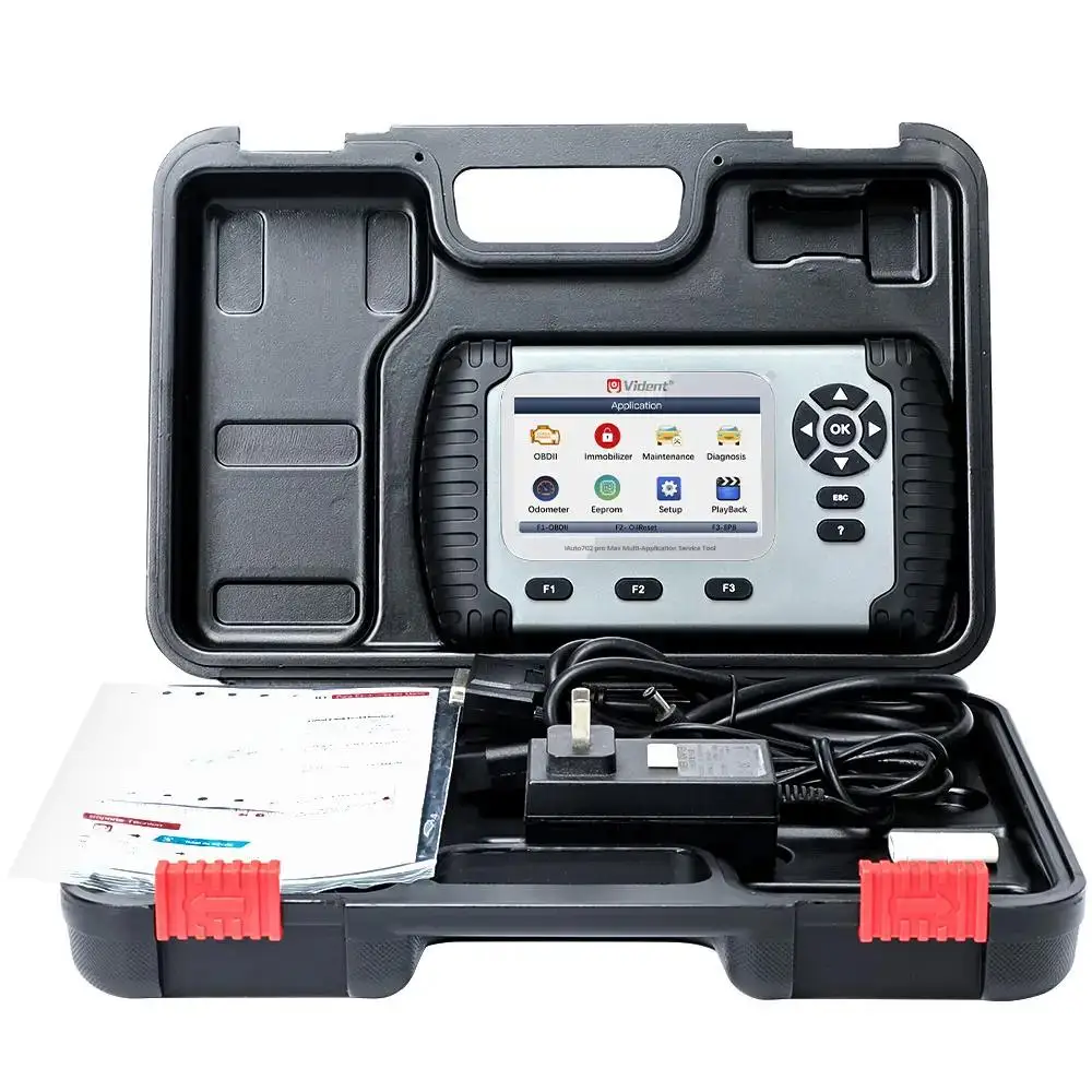 Vident iAuto702 Pro MAX OBD2 Scanner Automotive Diagnostic Tool All System OBD 2 Scanner Active Test Code Reader Key Coding Tool