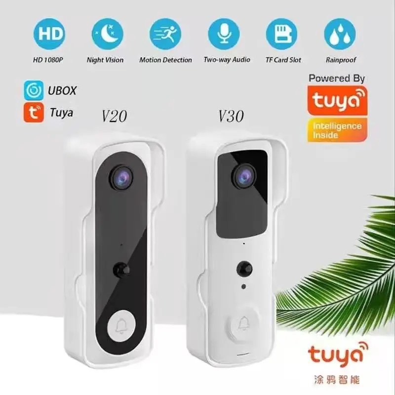 Lcd Wireless Color Video Door Phone Intercom Monitor Visual Security Bell System Kit With Cctv Doorbell Camera