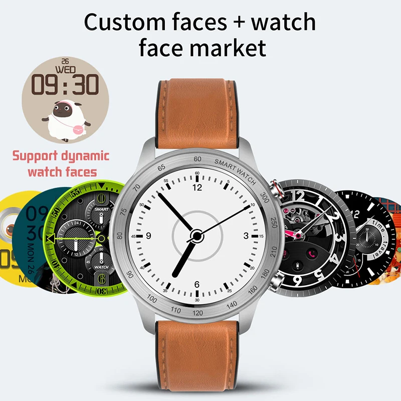 Smart Watch 1.28 Inch Round Screen IP68 Waterproof Health Monitor Smart Watch With Music Player