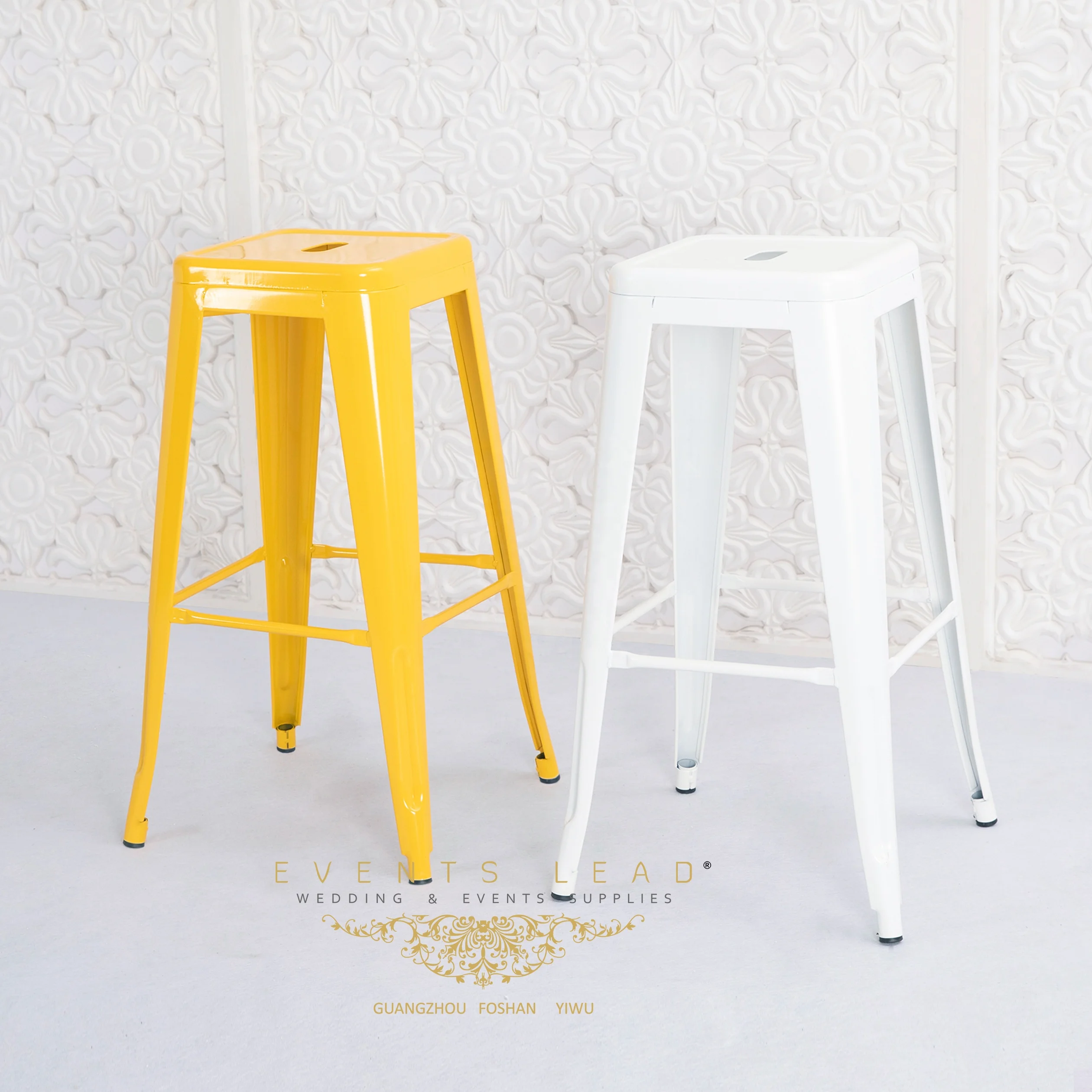 bar chairs for kitchen Elegant Wedding Ideas iron Yellow Bar Chair Wedding Barstool
