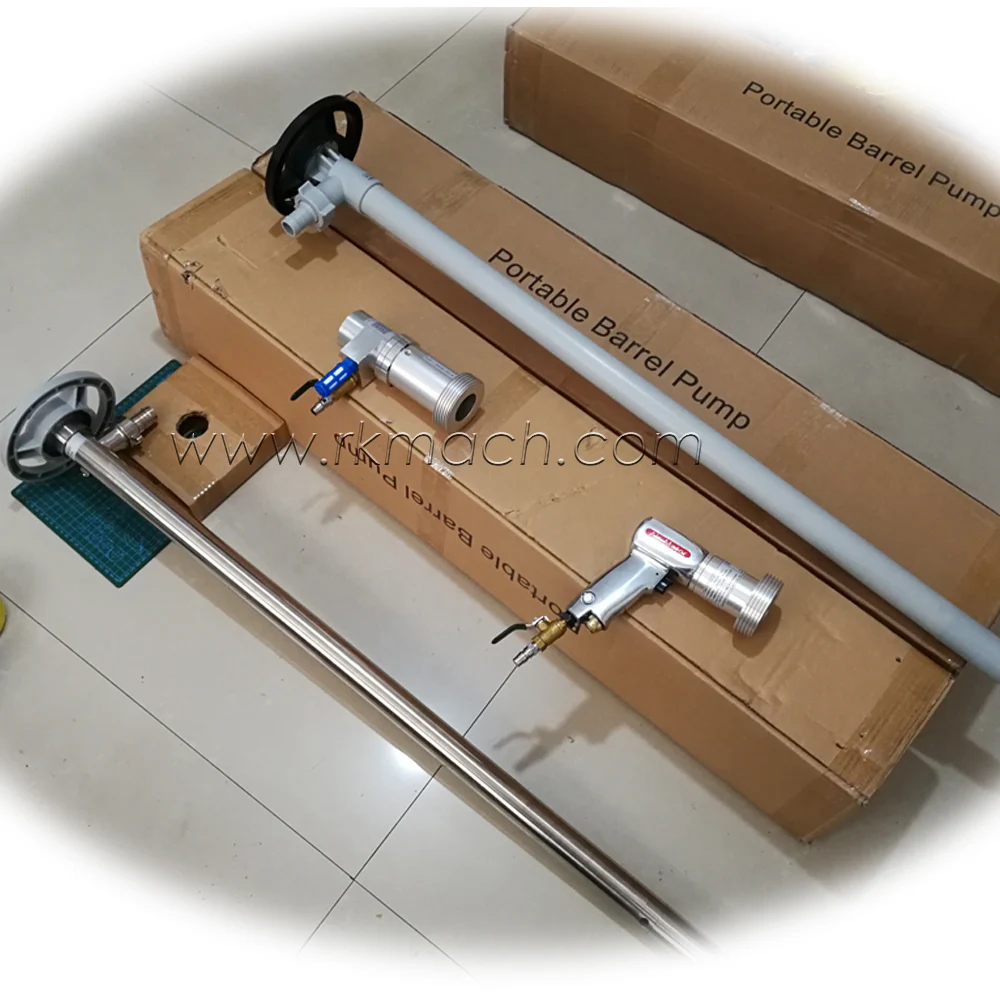 60L/min air driven Barrel pump for ferric oxide and chlorhydric acid