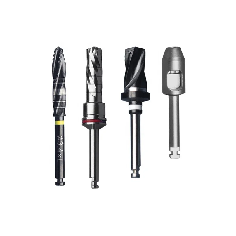 Twist drill with tip dental implant drill Terminal cylindrical drill bits On sale