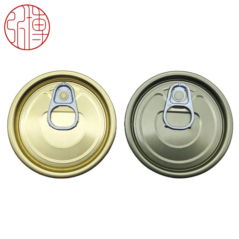 211# 65mm Tinplate Easy Open Lid TFS EOE Easy Open Door for Tin Can
