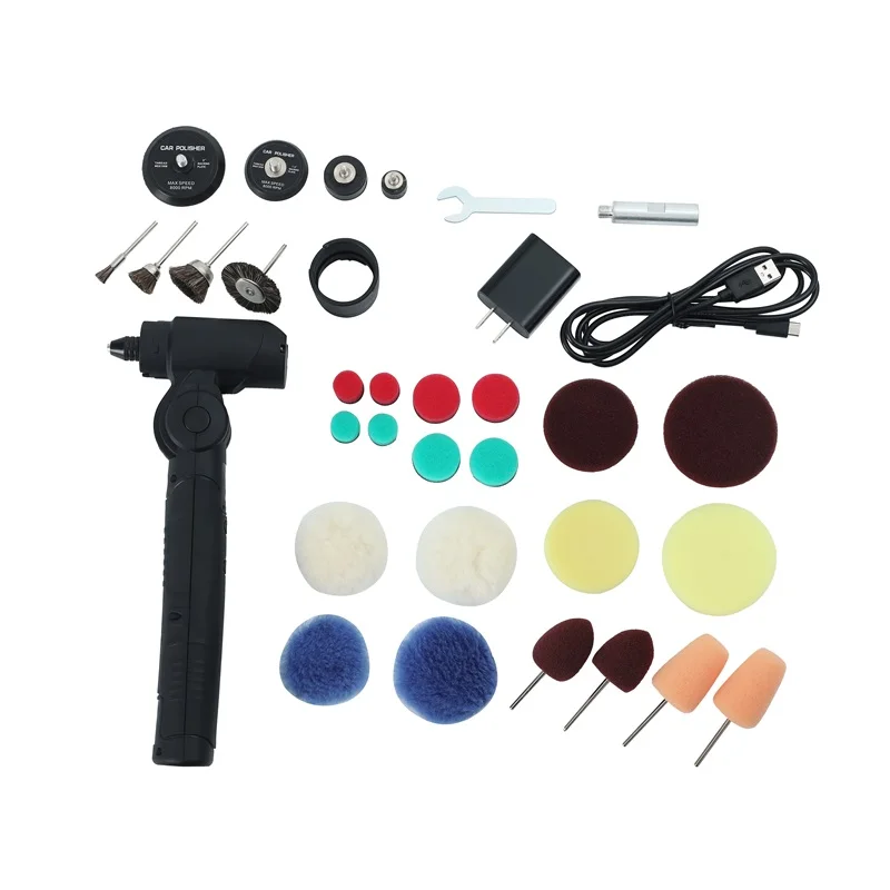 Buffing King Cordless Polisher Tools Kit Car Buffer Mini DA Polisher Car Polishing Machine for sale professional car polisher