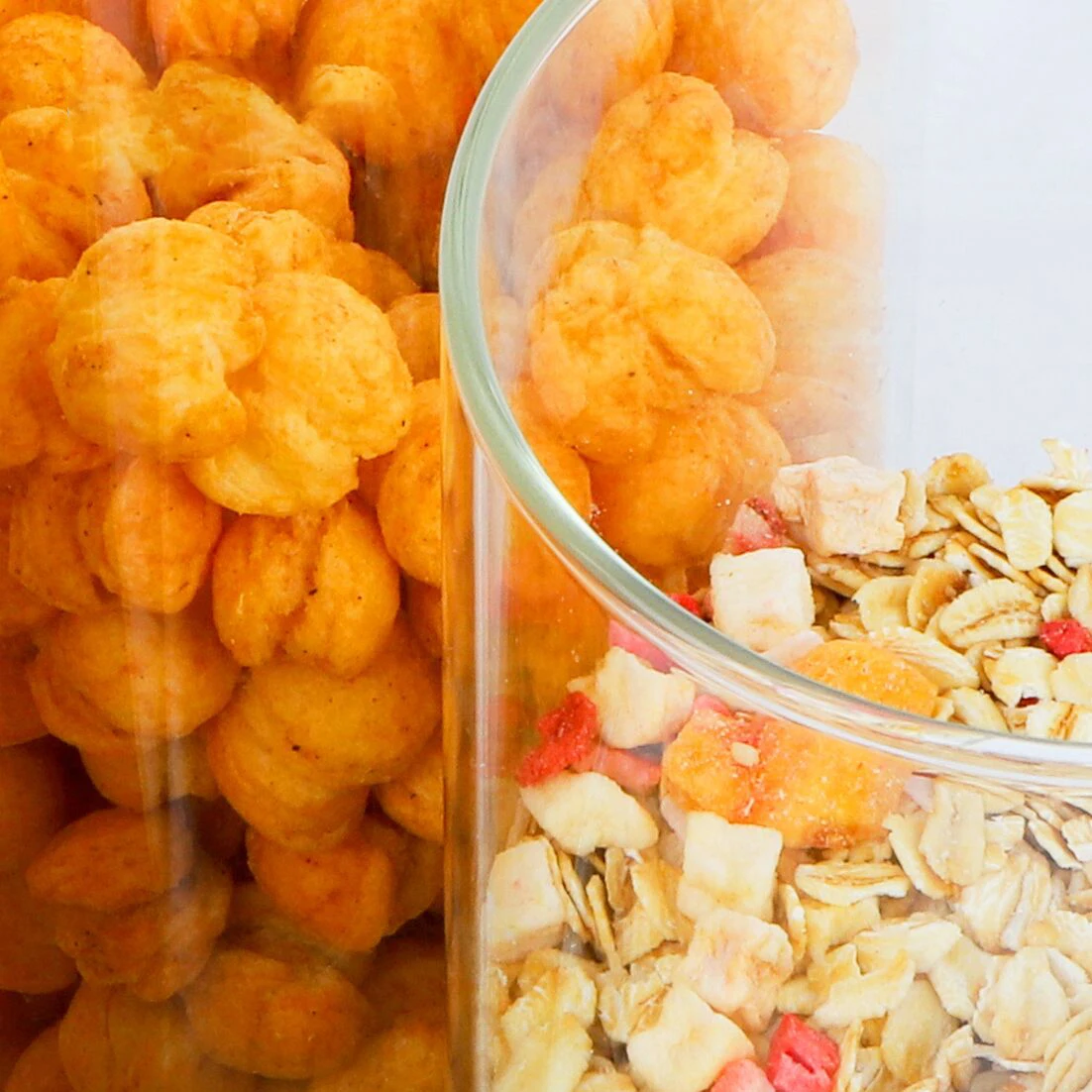 Borosilicate Bamboo Glass Canister Spice Jar Kitchen Food Glass Storage Jar With Bamboo Lid