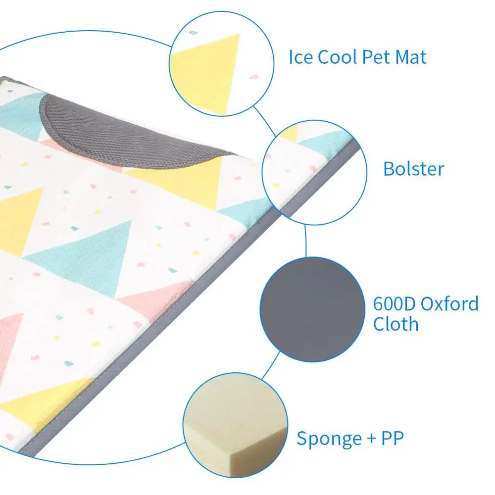 
Dog Products Breathable Pet Cushion Comfort Dogs Cooling Bed Mat 2020 