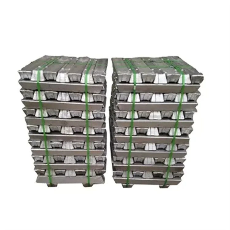 Zinc ingot factory wholesale aluminum ingot 99.9% 99.95% min mg metal for construction