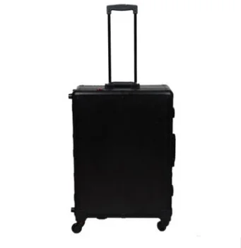 2022 New Hot Sale Make Up Cosmetic Box Train Trolley Case Metal Case Packaging with Handle